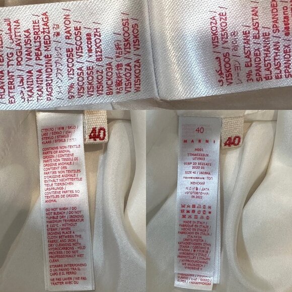 MARNI $1495 Sequin-embroidered Blouse STRETCH VISCOSE CADY Size 40 US 4 - Picture 16 of 16